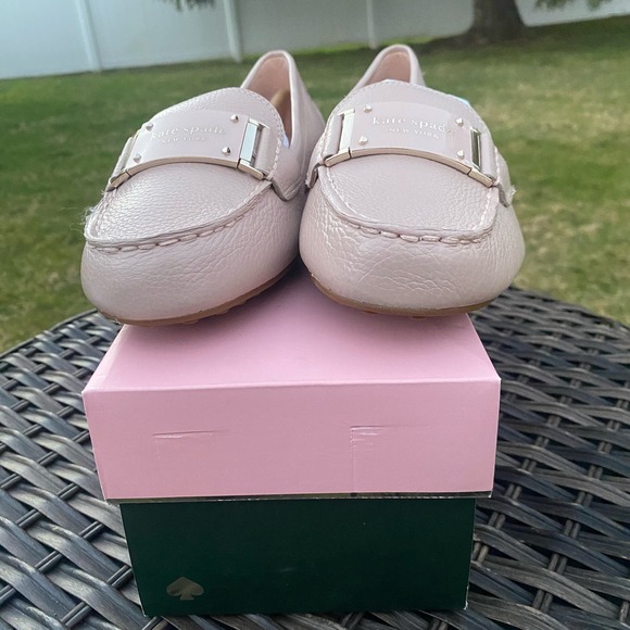 NWT/NIB Kate Spade New York Women's Cheshire Loafer Shoes PALE VELLUM Pink (9) - Picture 3 of 11